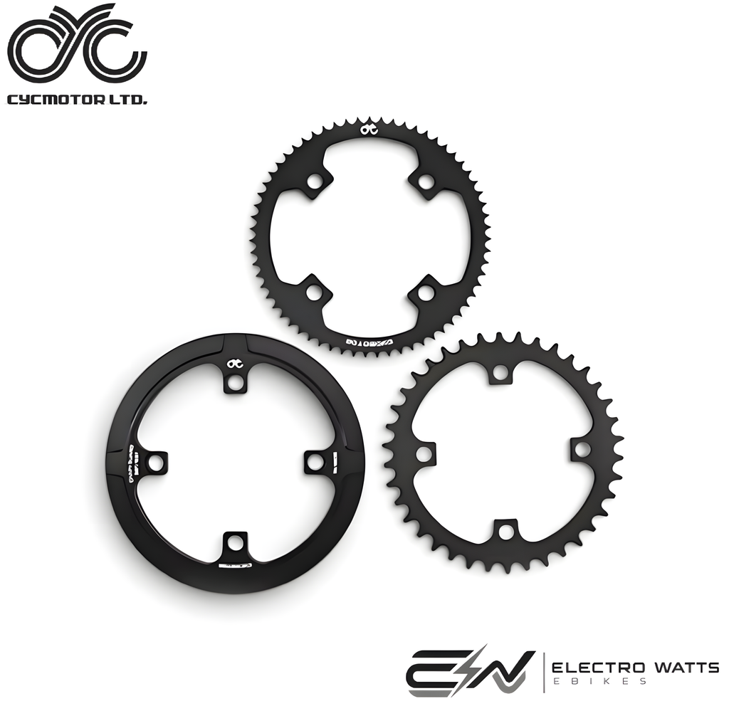 CYC X1 Pro & Stealth Ebike Mid Drive Chainring Set – Complete Replacement Assembly