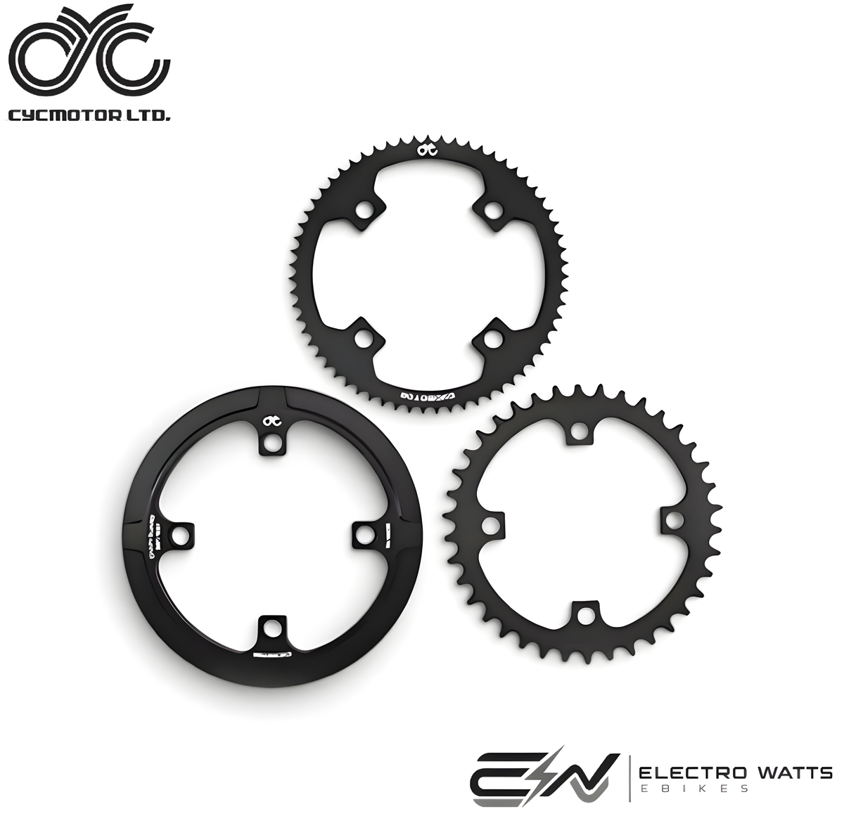 CYC X1 Pro & Stealth Ebike Mid Drive Chainring Set – Complete Replacement Assembly