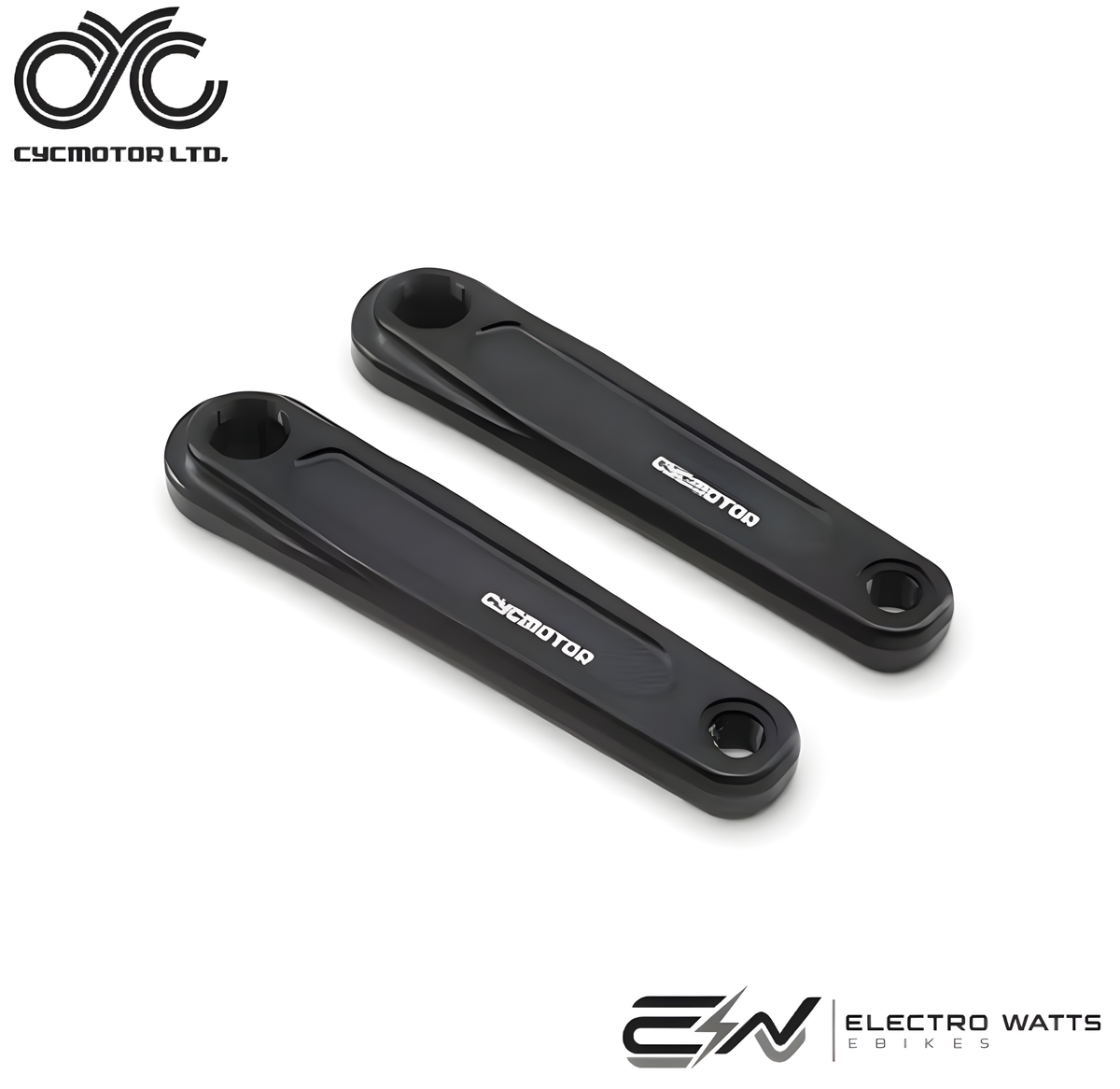 CYC Gen 3 Mid-Drive ISIS Cranks – Heavy-Duty 5° Offset Arm Set
