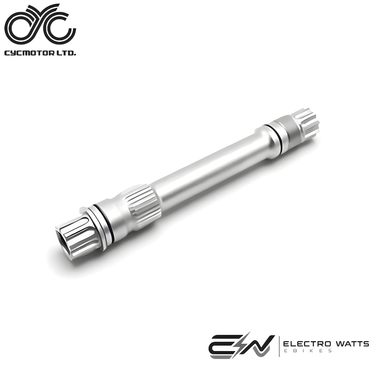 CYC Gen 3/4 ISIS Spindle for X1 Pro Mid-Drive E-Bike Cranksets (Heavy-Duty Steel)