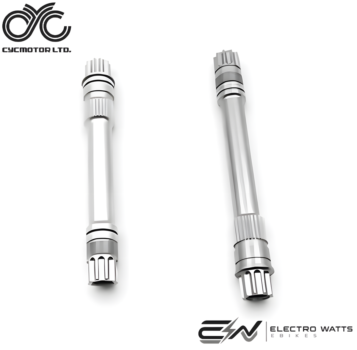 CYC Gen 3/4 ISIS Spindle for X1 Pro Mid-Drive E-Bike Cranksets (Heavy-Duty Steel)