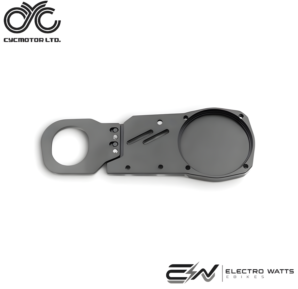 CYC X1 Stealth Left Mount Bracket for Gen 1 & Gen 3 Mid Drive Ebike Kit