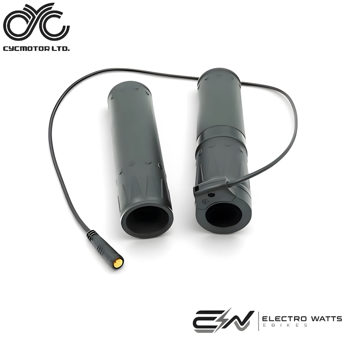 CYC Half Twist Throttle – 3-Pin Julet Female Connector for CYC Mid-Drive eBike Motor Kits