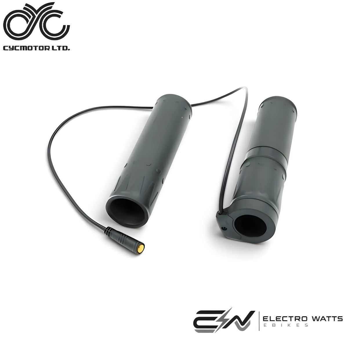 CYC Half Twist Throttle – 3-Pin Julet Female Connector for CYC Mid-Drive eBike Motor Kits