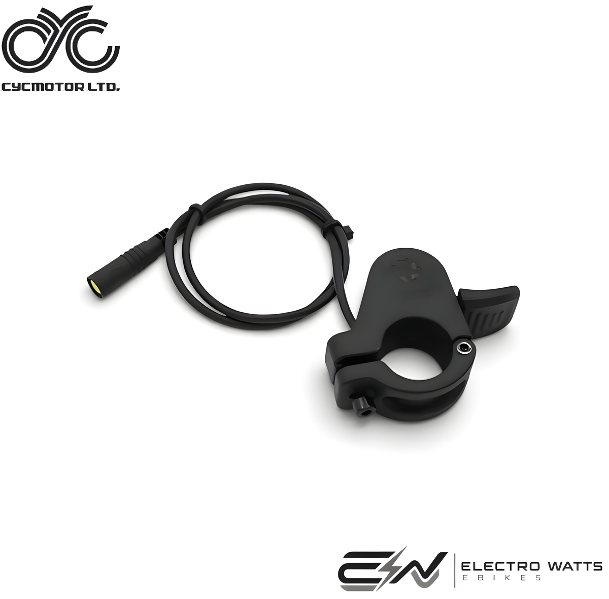 CYC eBike Thumb Throttle for Mid-Drive Ebike kit – 3-Pin Female Julet Connector