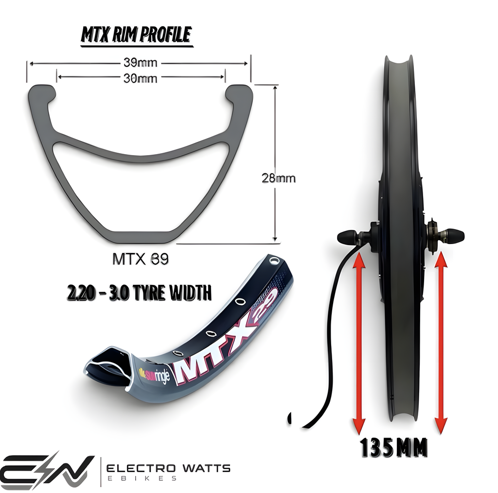 3000W EBike Conversion Kit 80A SABVOTON Controller 48V 52v 60v 72v high toque electric bike MTX conversion kit MTX39 Rim 26” 27.5” 29” sizes