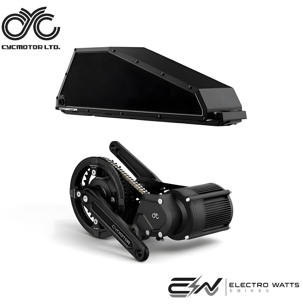 CYC X1 Pro Gen 4 + A65 Battery Ebike Torque Sensing Mid Drive Conversion Kit Bundle