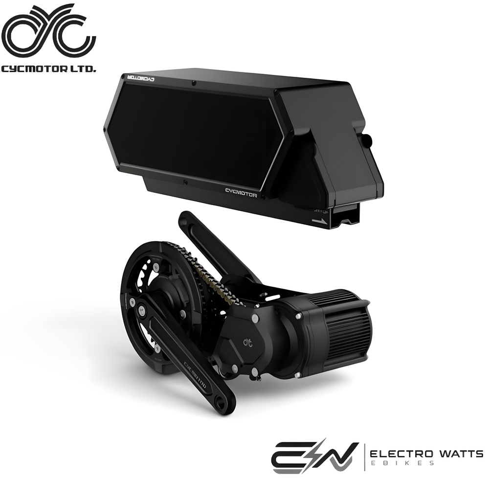 CYC X1 Pro Gen 4 + A-52L Battery Ebike Torque Sensing Mid Drive Conversion Kit Bundle