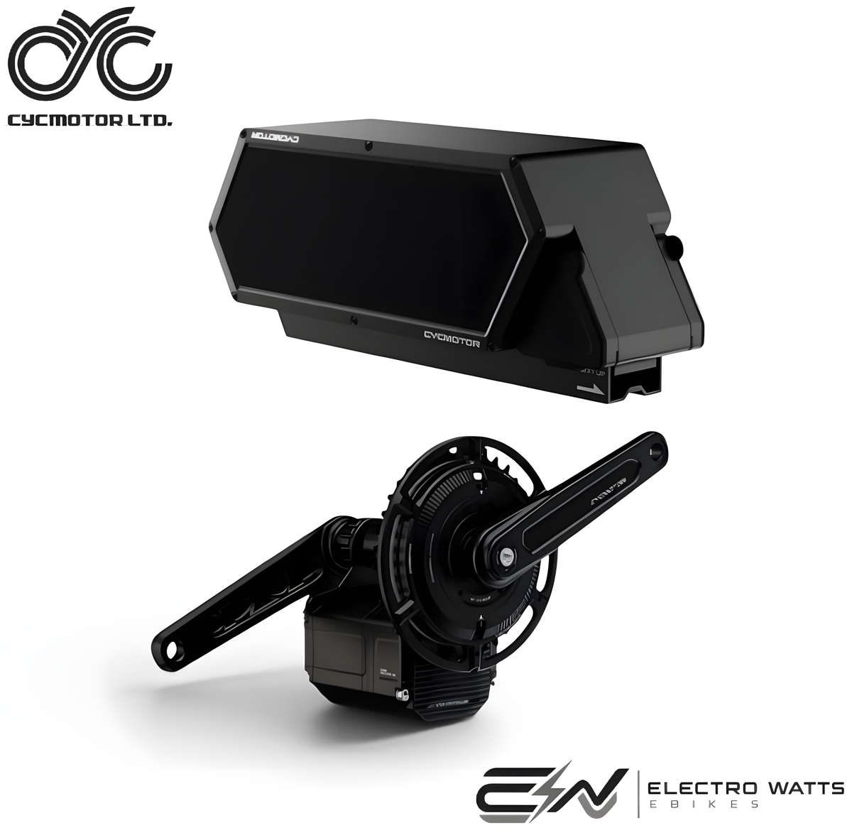 CYC Photon Pro + A-52L Battery Ebike Mid Drive Conversion Kit Bundle